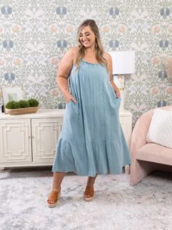 Mineral Washed Round Neck Gauze Midi Dress | S - 3XL 8 Mineral Washed Round Neck Gauze Midi Dress | S - 3XL -Dress Delight 040c1d7264a65ccde4c8567d0a4551d3