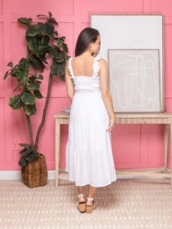 Smocked Bodice Maxi Dress | S - L -Dress Delight 3ad8db24ea21dac1ff607cd44fcc9c9b