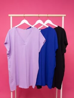 Airflow Short Sleeve V-Neck Dress | S - 2X