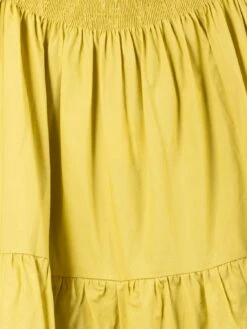 Poplin Tiered Square Neck Flutter Sleeve Midi Dress | S - 3XL -Dress Delight 547f8f1063a82f960ea7775ca932ea12