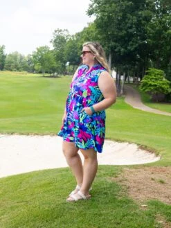 Laison Sleeveless Tiered Dress SPF 50 | XS-XL -Dress Delight 5e57e4872faabcfd202fded24dff8021