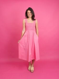 Smocked Sleeveless Midi Dress | S - XL 11 Smocked Sleeveless Midi Dress | S - XL -Dress Delight 608409a0a2aaa24f6d63e9e524f78de0