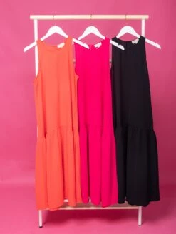 Woven Tiered Sleeveless Dress | S - XL