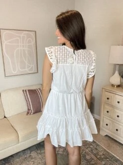 Crochet Lace Ruffle Sleeve Dress| S-3XL *Final Sale* -Dress Delight 7tAjK8EEn6rmtDpxmhxbB4XgrcJkgSwBPmarXMMV