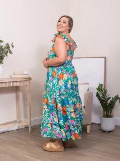 Floral Tiered Maxi Dress | S-XL -Dress Delight 8fa69ee6f8710878bc4ea370f53e02d8