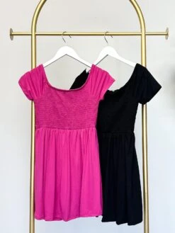 Smocked Bodice Built-in Shorts Dress | S - XL