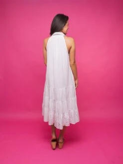 Sleeveless Button-Down Tiered Shirt Dress W/ Pockets | S - L -Dress Delight 9801f835e0f5daba2ea268b9df1ce58e