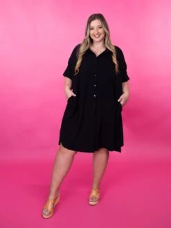 Button Down Drop Shoulder Collared Mini Dress W/ Pockets | S-3X 6 Button Down Drop Shoulder Collared Mini Dress W/ Pockets | S-3X -Dress Delight W05wT8qg4lVJm3phLYrvK23ZUyoUvEQupSTMjQSo