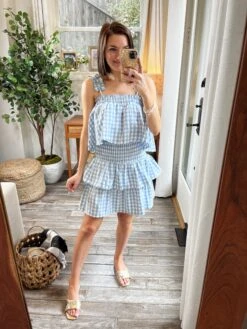 Gingham Mini Dress | S - L *Final Sale*