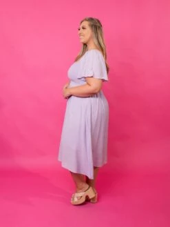 Smocked Square Neck Lined Short Sleeve Dress | S - XL -Dress Delight XzttosIJFVXyJSqa4DrebX36aqvMxEW9u5Gxgx90