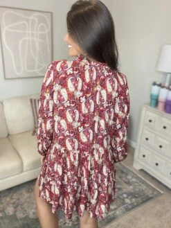 Paisley Printed Challis Dress | S - 3X -Dress Delight ZqChTNSAdTVDYYVgTUFUHDTinaxvUzHdwFowApMG