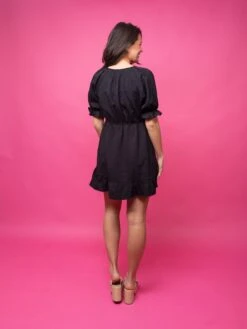 Short Sleeve Floral Textured Woven Tiered Mini Dress |S - 3XL -Dress Delight a1eb530699463cbb6bb011078c55d27f