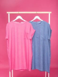 Textured Dolman Sleeve Woven Dress | S - XL