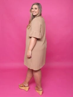 Airflow Round Neck Mini Dress W/ Keyhole Back | S - 3X -Dress Delight aKem4Na5nvIW2edVqCGf75B8hW7REcHkrzDubtP8