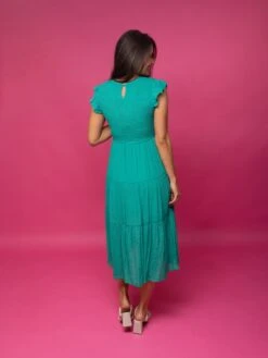 Smocked Tiered Midi Dress | S-3X -Dress Delight bDMgLthtvXRSYJEr02hLU9xcKOPUltjSTgmVFxVz