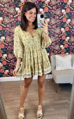 Boho Paisley Babydoll Dress | S - L Summer Concerts & Festivals