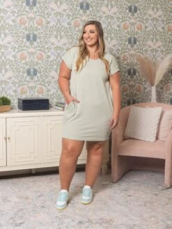 Twist Ribbed Short Sleeve Dress | S-3X 8 Twist Ribbed Short Sleeve Dress | S-3X -Dress Delight c24c022760a6fedb6313b92889c5467c