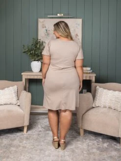 Zenana Brushed DTY Microfiber Ruffle Sleeve Dress | S-XL -Dress Delight c2797ce58c8e80b773ff00d4cbc8a1c4