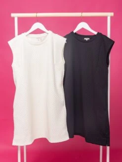 Embossing Textured Dress | S - 3X