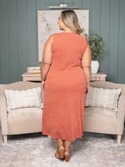 Raised Rib Sleeveless Maxi Dress | S-3XL -Dress Delight dc3d35ef08dba3b77828fd24fd62042f