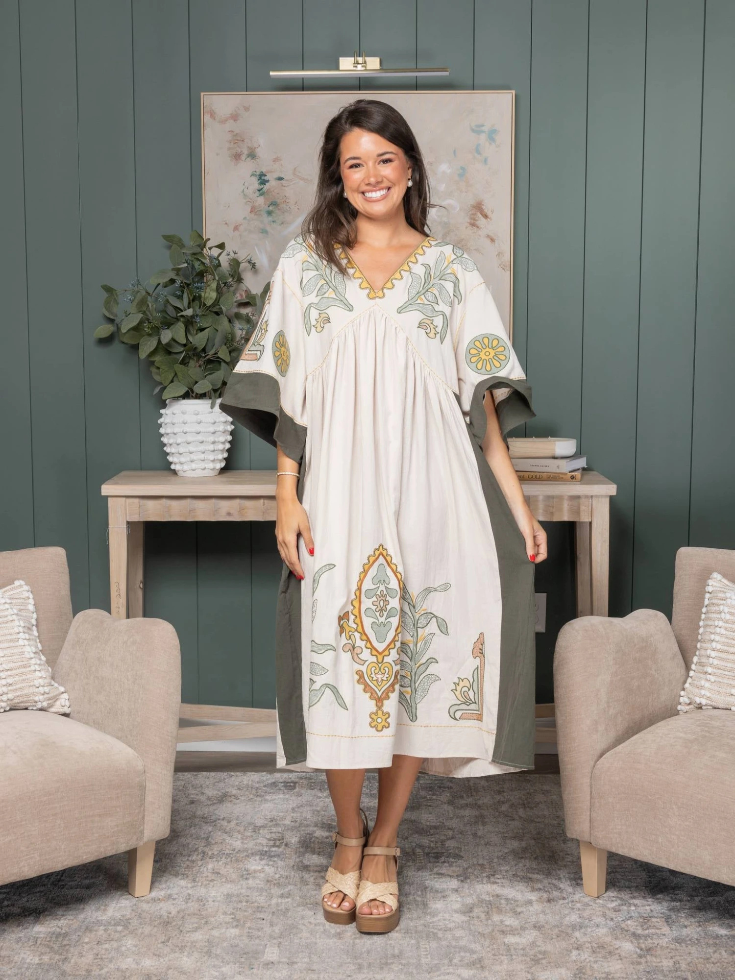 Gorgeous Boho Maxi Dress/ Caftan | S-XL 2 Gorgeous Boho Maxi Dress/ Caftan | S-XL - Image 2