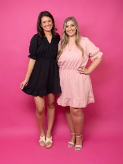 Short Sleeve Floral Textured Woven Tiered Mini Dress |S - 3XL