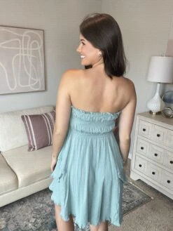 Smocked Ruffle Strapless Mini Dress | S - L -Dress Delight l8w1GQuTl8dyZsRspRYg3lJnu8FOaHNxrwzKngqv