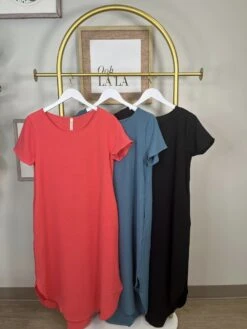 Airflow Short Sleeve Midi Dress | S-2X